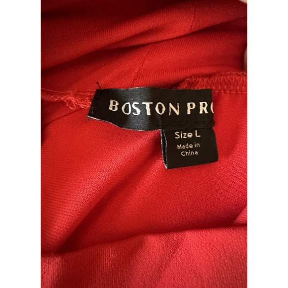 Boston Proper So Chic Ruched Long Sleeve Turtleneck Top Womens Large Red - Picture 10 of 12